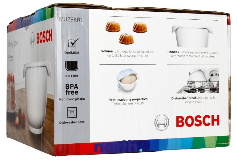 Misa plastikowa 5.5l do robota kuchennego Bosch MUZ9KR1 17000929,4