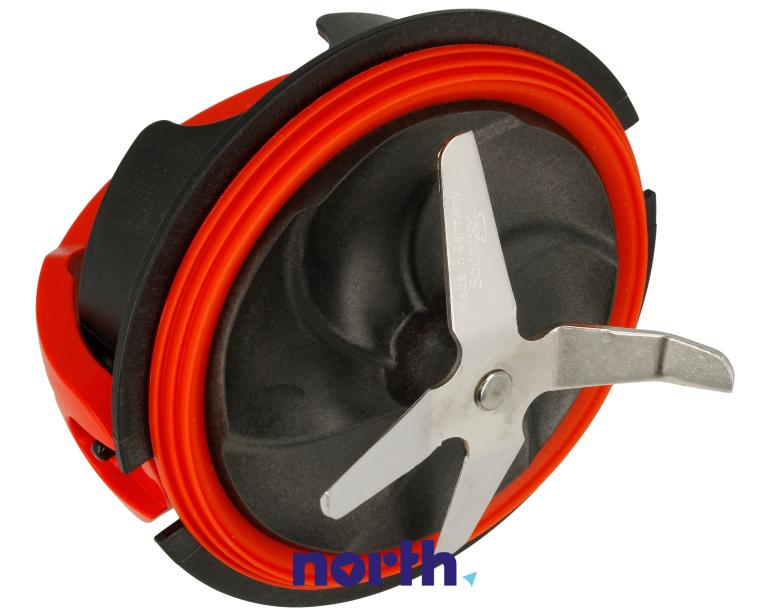 Nóż pojemnika z mocowaniem oraz uszczelką do blendera do Bosch MMB6177S/01,0