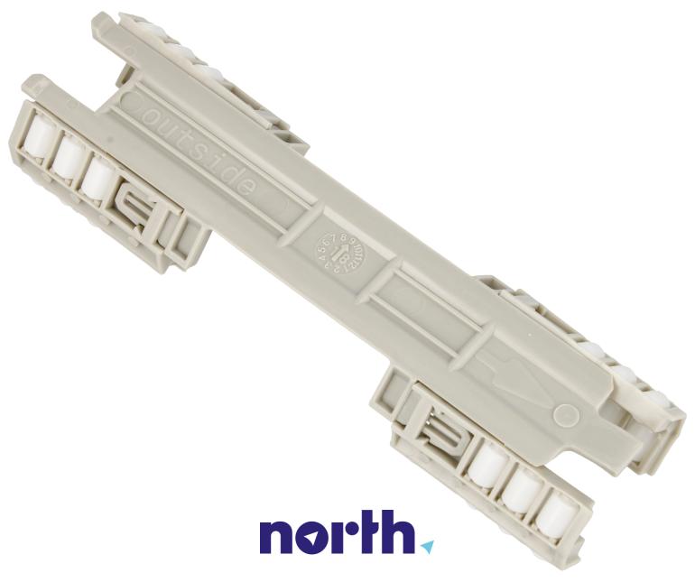 Prowadnica z rolkami zawiasu od mechanizmu unoszenia kosza do zmywarki do Electrolux EEC87300L,0