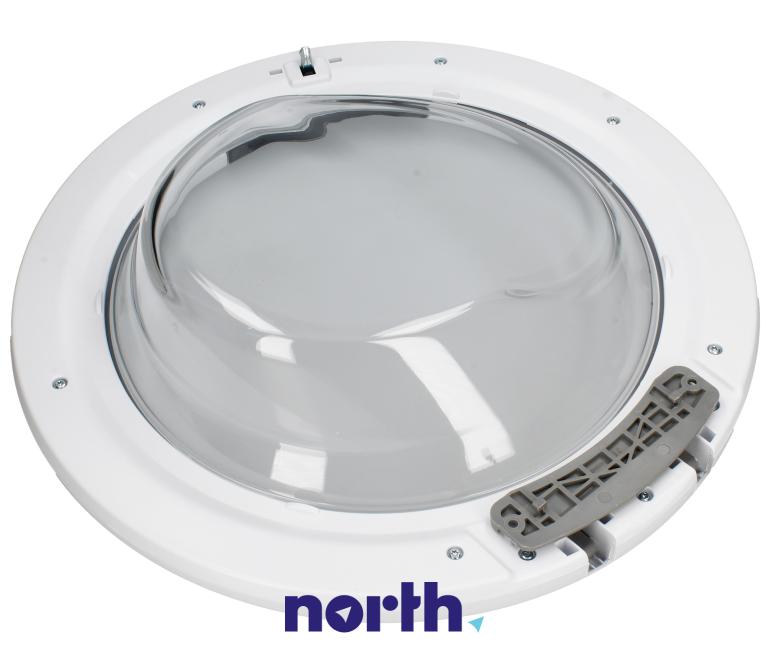 Drzwi przednie z zawiasem do pralki Candy CSO4 1275T3/1-S,2
