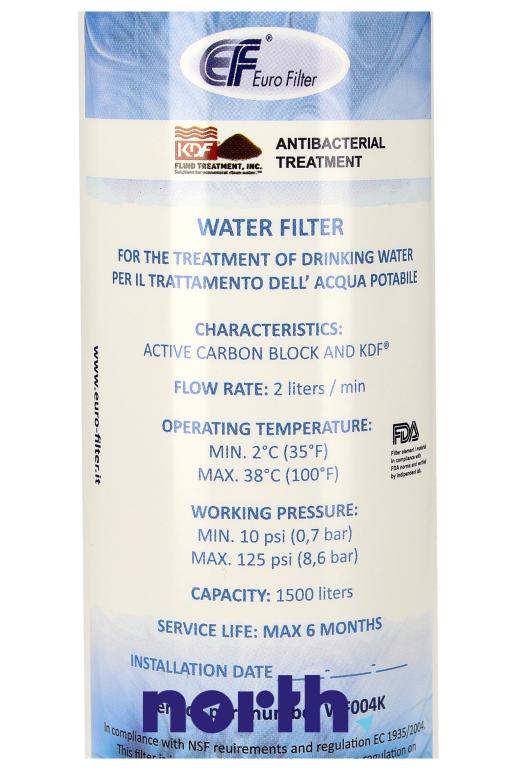 Filtr wody WF004K do lodówki Whirlpool,4