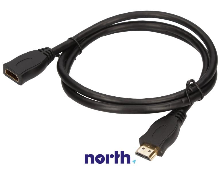 Kabel przedłużający HDMI wtyk gniazdo 1m,0