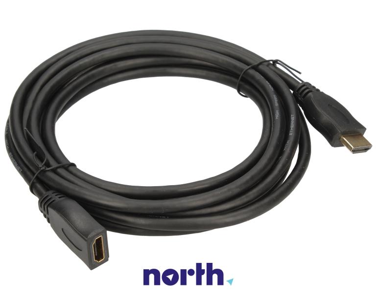 Kabel przedłużający HDMI wtyk gniazdo 3m,0