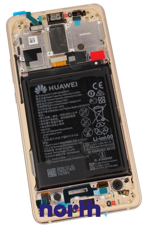 Wyświetlacz LCD z obudową i baterią do smartfona Huawei Mate 10 02351RQM,1