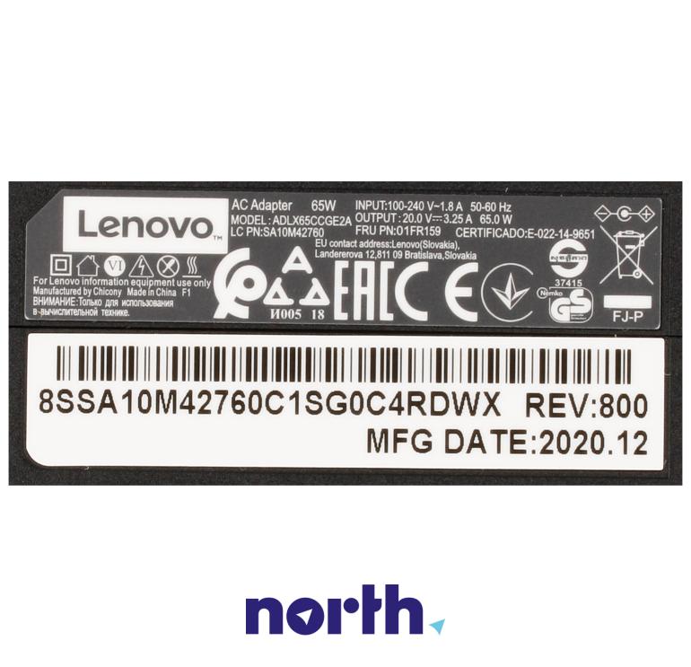 Ładowarka 20V do laptopa Lenovo 01FR159 4,0x1,7mm,3