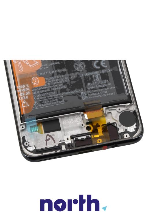 Wyświetlacz LCD z obudową i baterią do smartfona Huawei P30 Lite 02352RPW,3