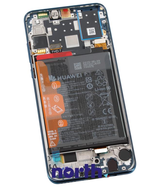 Wyświetlacz LCD z obudową i baterią do smartfona Huawei P30 Lite 02352RQA,1