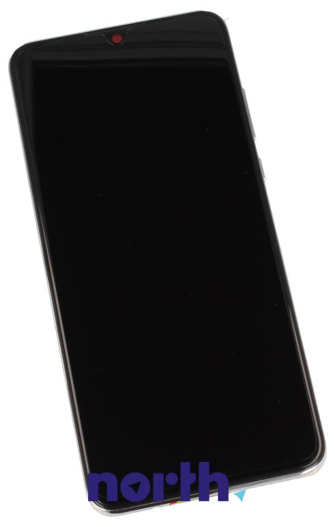 Wyświetlacz LCD z obudową i baterią do smartfona Huawei P30 Lite 02352RQC,0