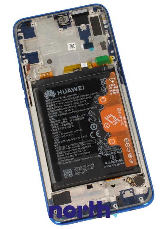 Wyświetlacz LCD z obudową i baterią do smartfona HUAWEI 02352RXU,1