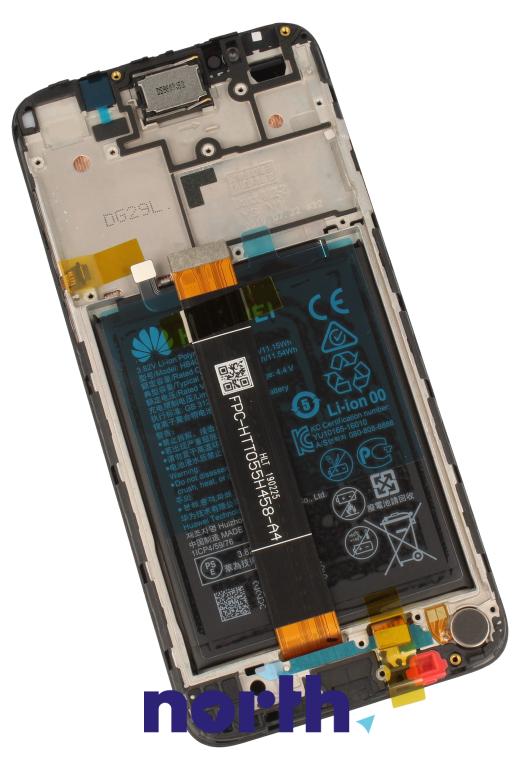 Wyświetlacz LCD z obudową i baterią do smartfona Huawei Honor 7S 02351XHS,1