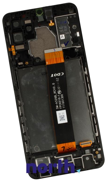 Wyświetlacz LCD w obudowie do smartfona Samsung GH8225122A,1