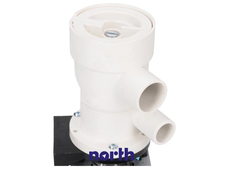 Pompa odpływowa kompletna (silnik + obudowa) do pralki Indesit,3