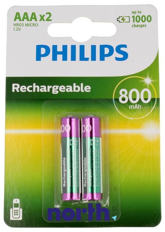 Akumulatorek AAA R03B2A8010 Philips,0