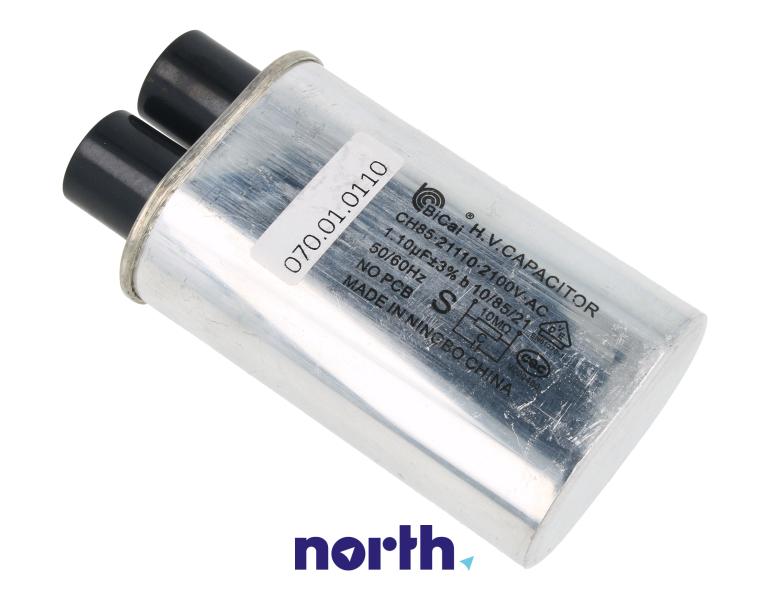 Kondensator 1.1uF 2100V  do mikrofalówki Brandt,1