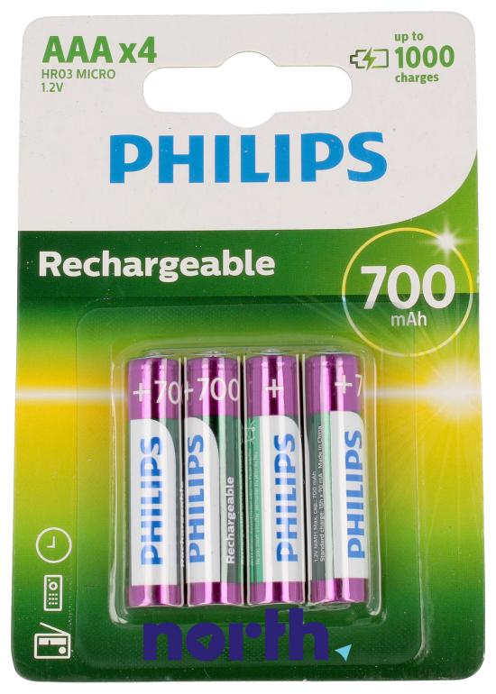 Akumulatorek AAA R03B4A7010 Philips,0