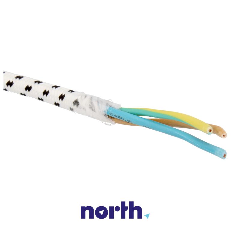 Uniwersalny kabel zasilający 2,75m do żelazka Moulinex, Tefal, Krups, Philips, Calor, Rowenta DeLonghi,1