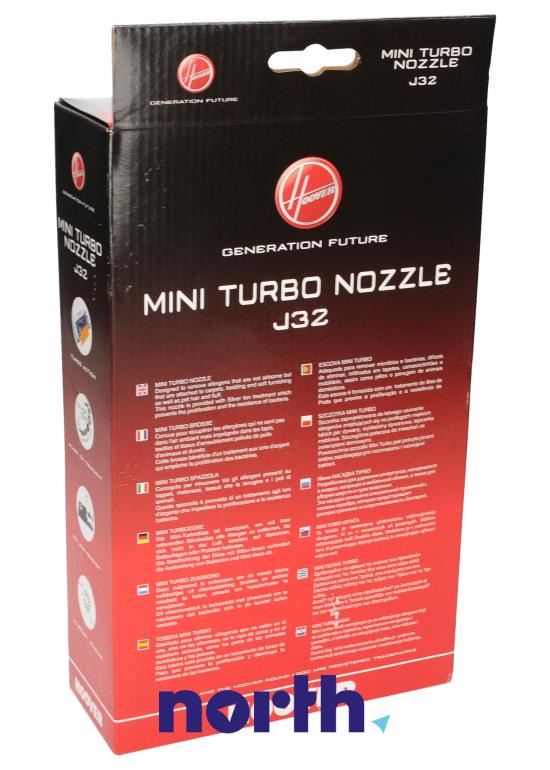 Turboszczotka Mini Turbo Nozzle J32 do odkurzacza Hoover,4