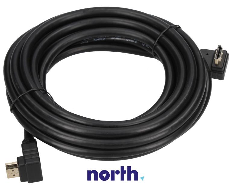Kabel hdmi 2.0 4K 5m kątowy,0