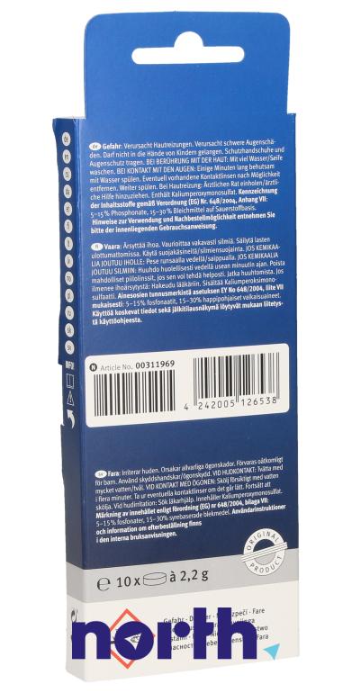 Tabletki czyszczące do ekspresu do kawy do Siemens TE655203RW/12,1