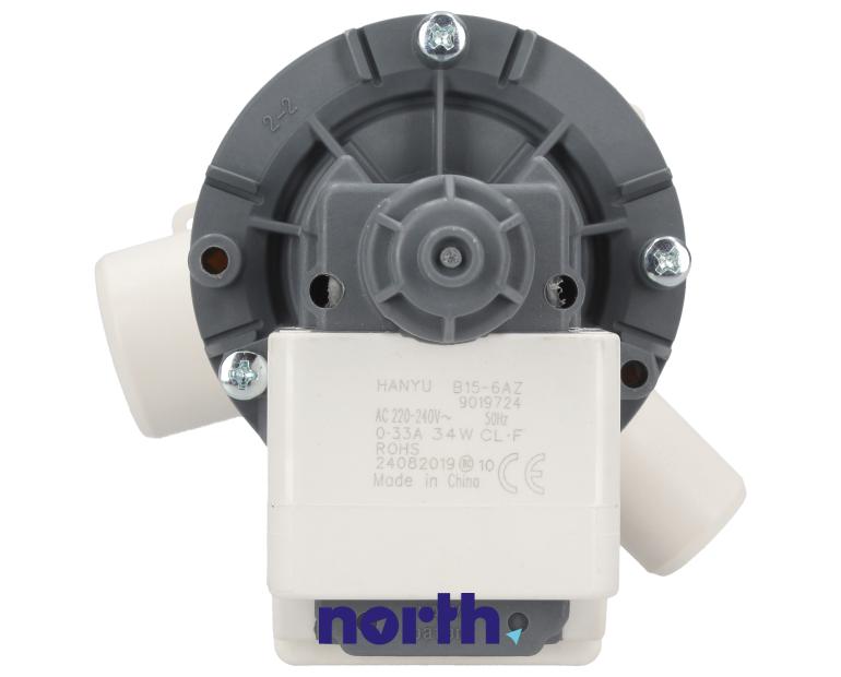 Pompa odpływowa kompletna do pralki WMB 716431 PTE (Beko) B256AZ,2