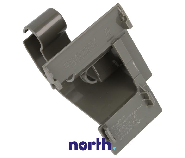 Prawa obudowa zawiasu górnego do lodówki Samsung RB34K6032SS/EF,2