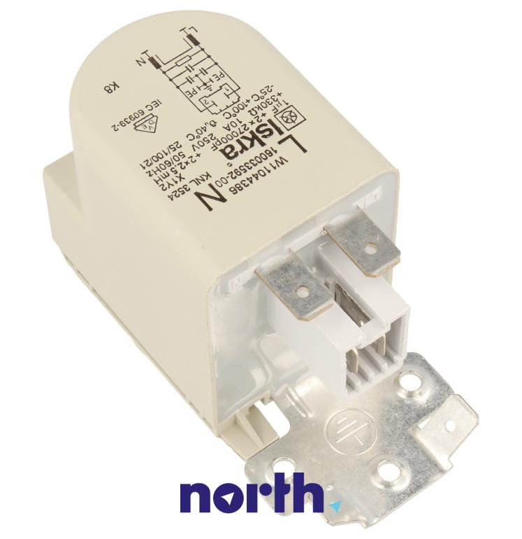 Filtr przeciwzakłóceniowy do zmywarki do Whirlpool WSFO 3O34 PF X,1