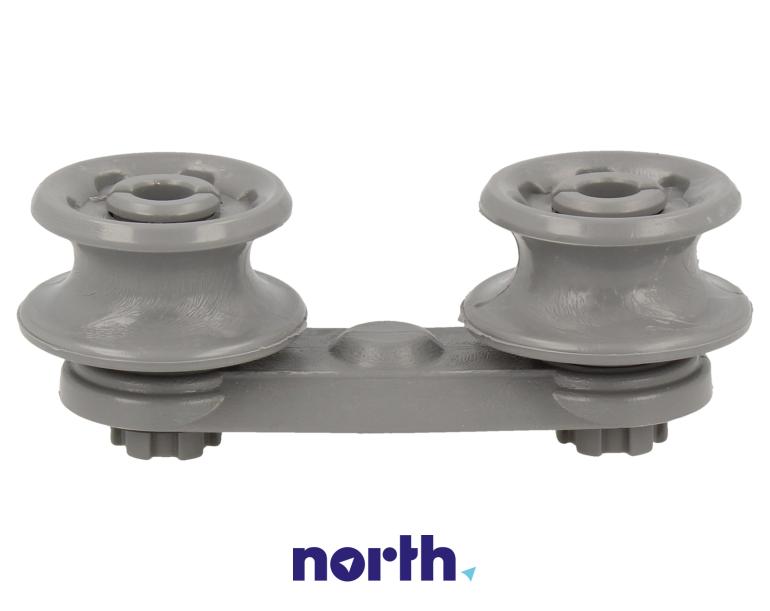 Rolki z uchwytem prowadnicy kosza górnego do zmywarki do Sharp QW-T34F463I-EU,3