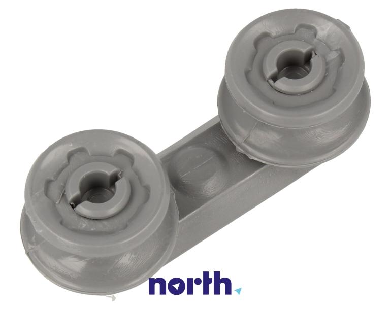 Rolki z uchwytem prowadnicy kosza górnego do zmywarki do Sharp QW-GT31F452I-EU,1