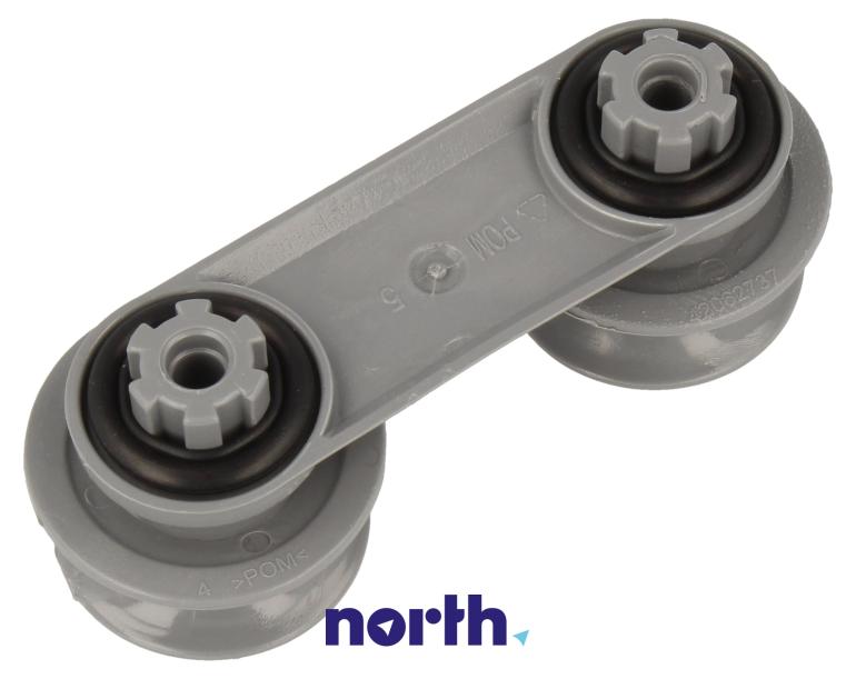 Rolki z uchwytem prowadnicy kosza górnego do zmywarki do Sharp QW-GT31F452I-EU,2