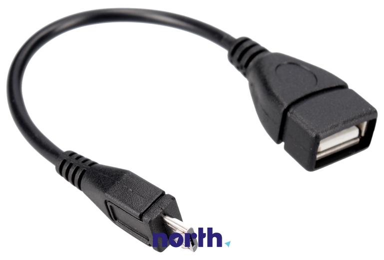 Kabel USB A 2.0 - USB B 2.0 micro 15cm,0