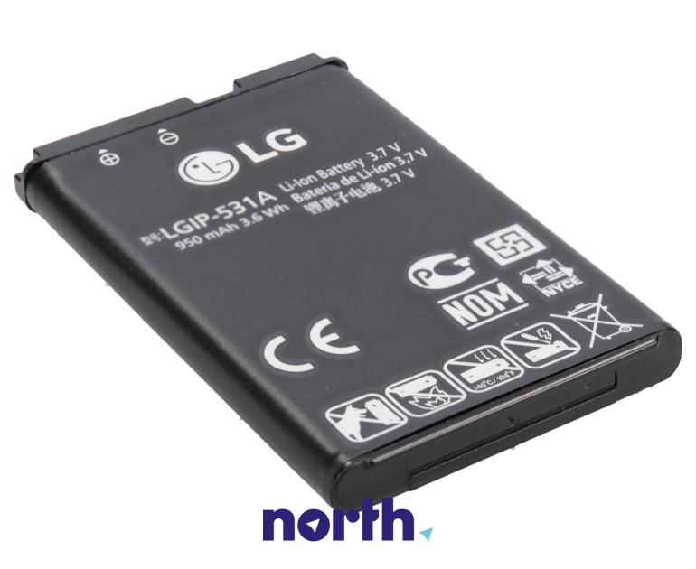 Bateria do smartfona LG LGIP-531A EAC61700101,0