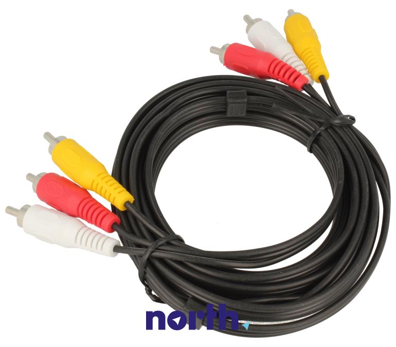 Kabel CINCH z potrójnym wtykiem 3m,1