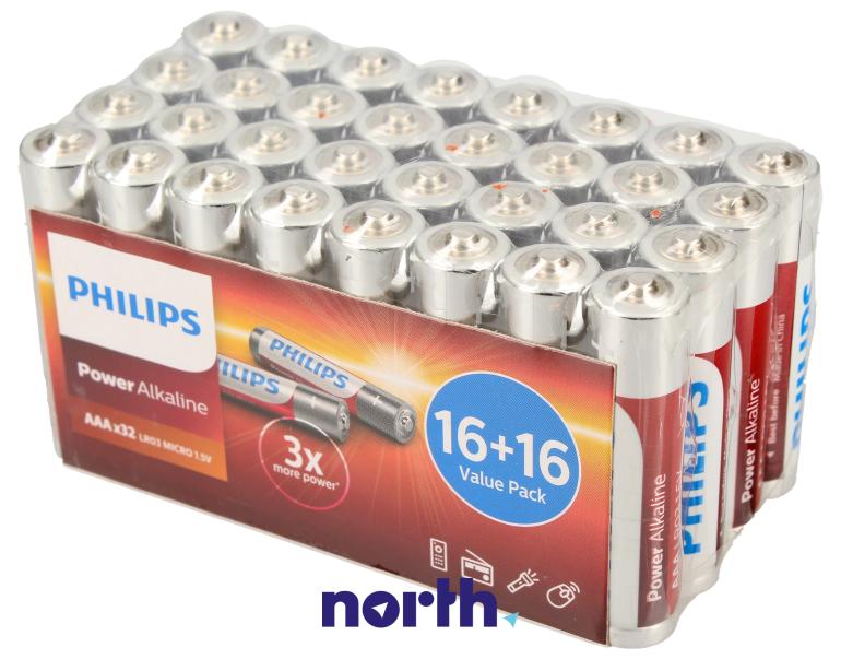 Bateria alkaliczna AAA PHILIPS (32szt.),0
