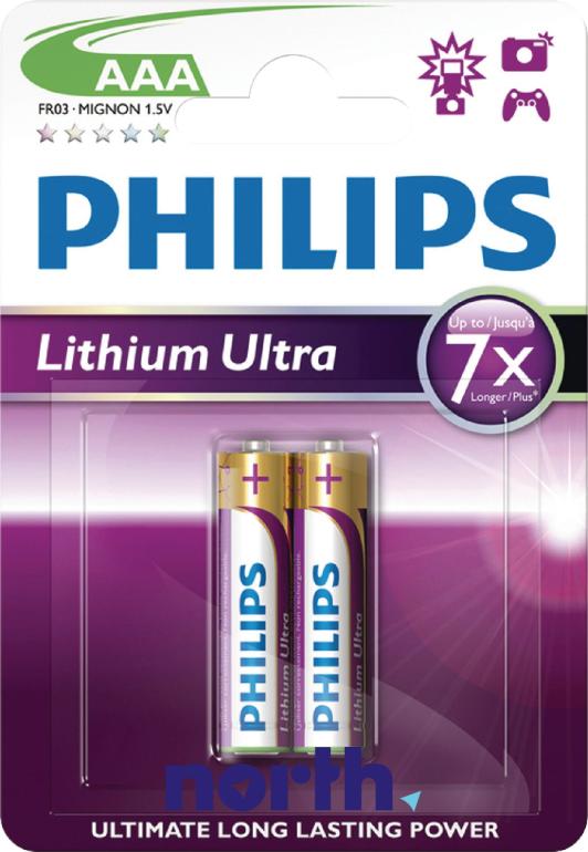 Bateria alkaliczna AAA PHILIPS (2szt.),0