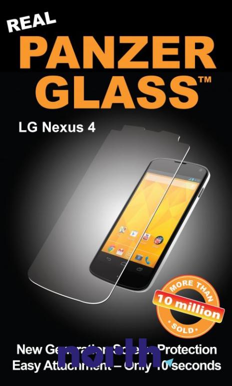 Szkło hartowane Panzer Glass na wyświetlacz do smartfona LG Nexus 4 1080,0