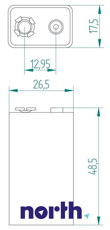 Bateria alkaliczna 9V Max Tech VARTA (1szt.),2