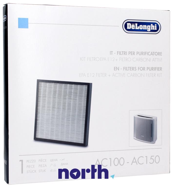 Filtr EPA zintegrowany z filtrem węglowym do oczyszczacza powietrza DeLonghi AC100 5513710011,0