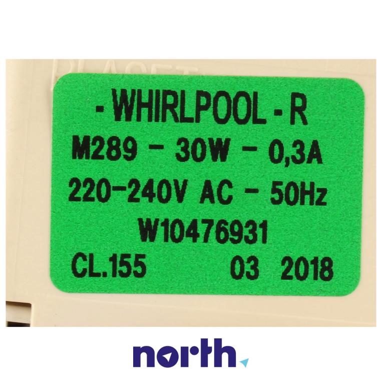 Pompa odpływowa kompletna (silnik + obudowa) do pralki Whirlpool 481010584942,3