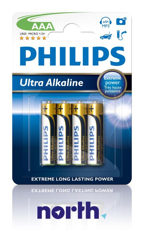 Bateria alkaliczna AAA PHILIPS (4szt.),0