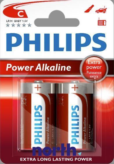 Bateria alkaliczna R14 PHILIPS (2szt.),0
