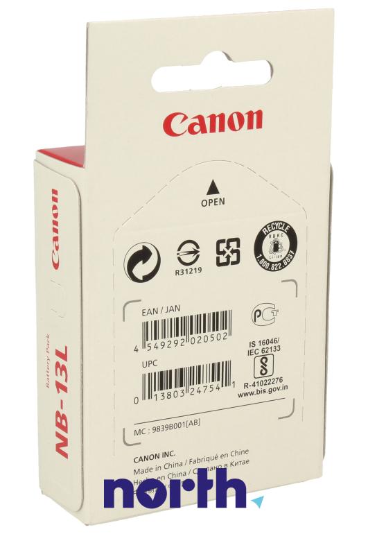 Akumulator 3.6V 1.25Ah do kamery Canon 9839B001,1