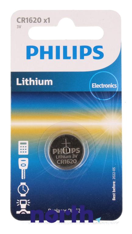Bateria litowa CR1620 Philips (1szt.),0