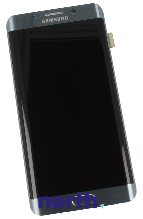 Wyświetlacz LCD w obudowie do smartfona Samsung Galaxy S6 Egde Plus GH9717819D,0