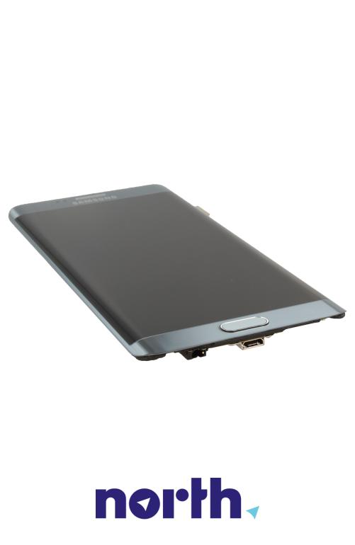Wyświetlacz LCD w obudowie do smartfona Samsung Galaxy S6 Egde Plus GH9717819D,3