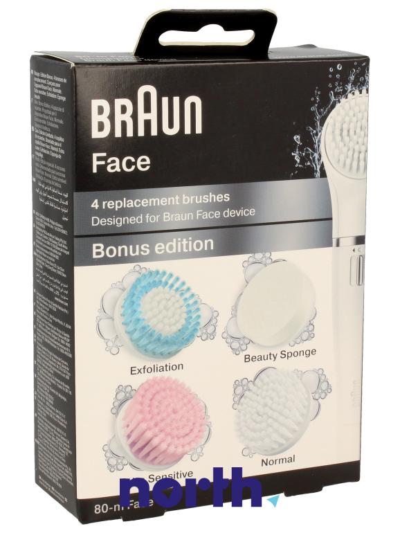 Zestaw nasadek do szczoteczki do twarzy Braun 81506868,0