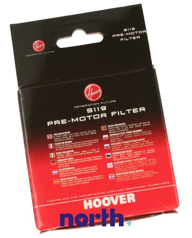 Filtr piankowy wlotowy do odkurzacza Hoover 35601675,1