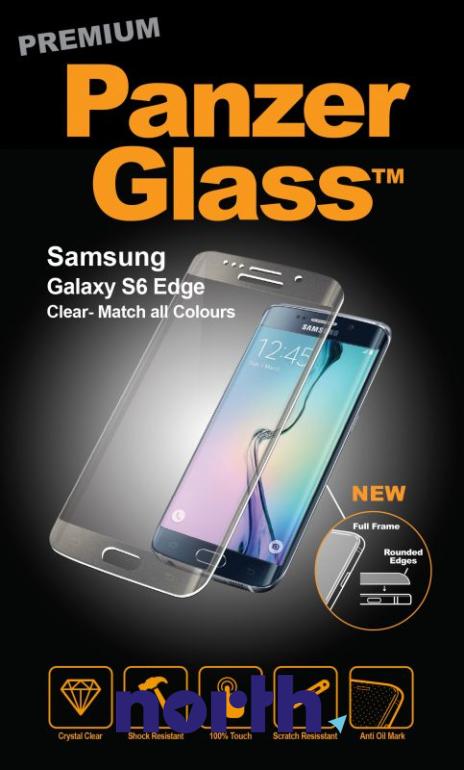 Szkło hartowane Panzer Glass na wyświetlacz do smartfona Samsung Galaxy S6 Edge 1027,0