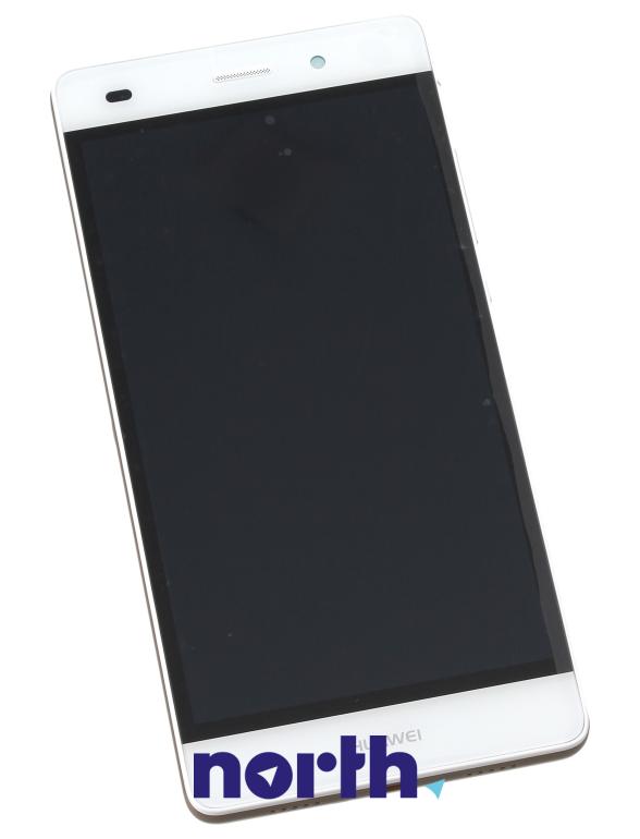 Wyświetlacz LCD w obudowie do smartfona Huawei P8 Lite 02350KCD,0