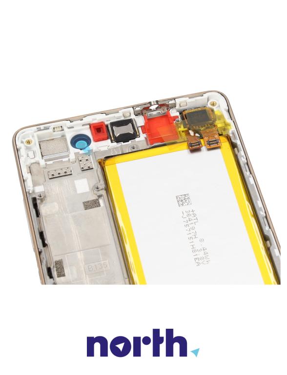 Wyświetlacz LCD w obudowie do smartfona Huawei P8 Lite 02350KCD,3