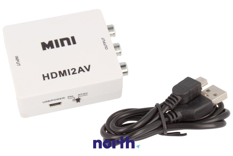 Konwerter HDMI - CINCH,0